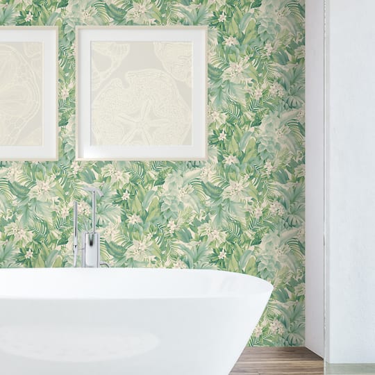 Tommy Bahama Umbrella Palm Peel & Stick Wallpaper